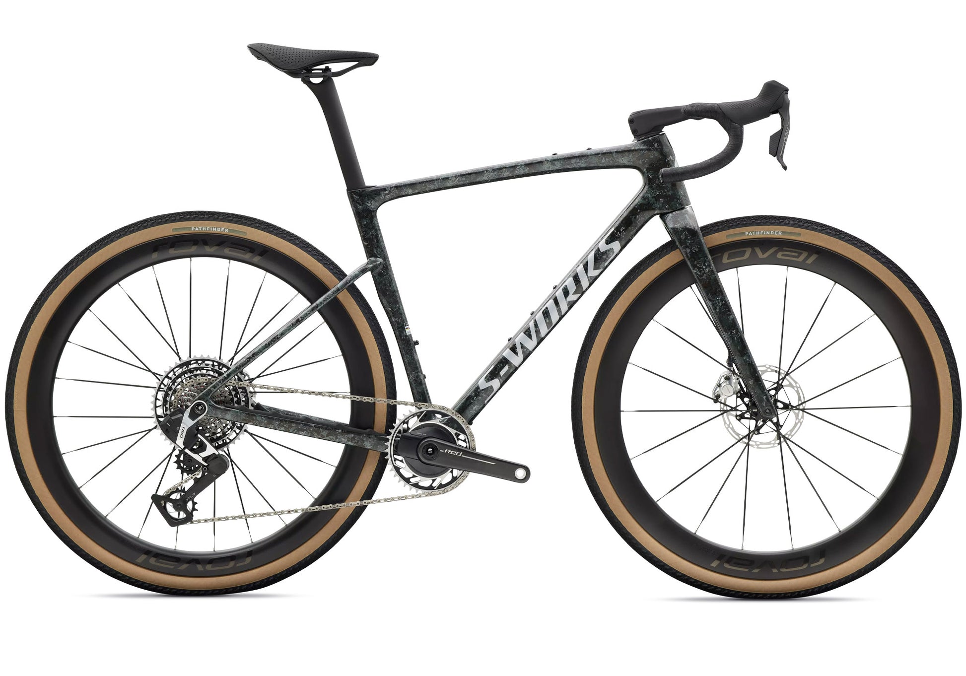 2027 Specialized S-Works Crux 5 Unisex Gravel Bike SRAM Red XPLR, Fjord Silver image 2