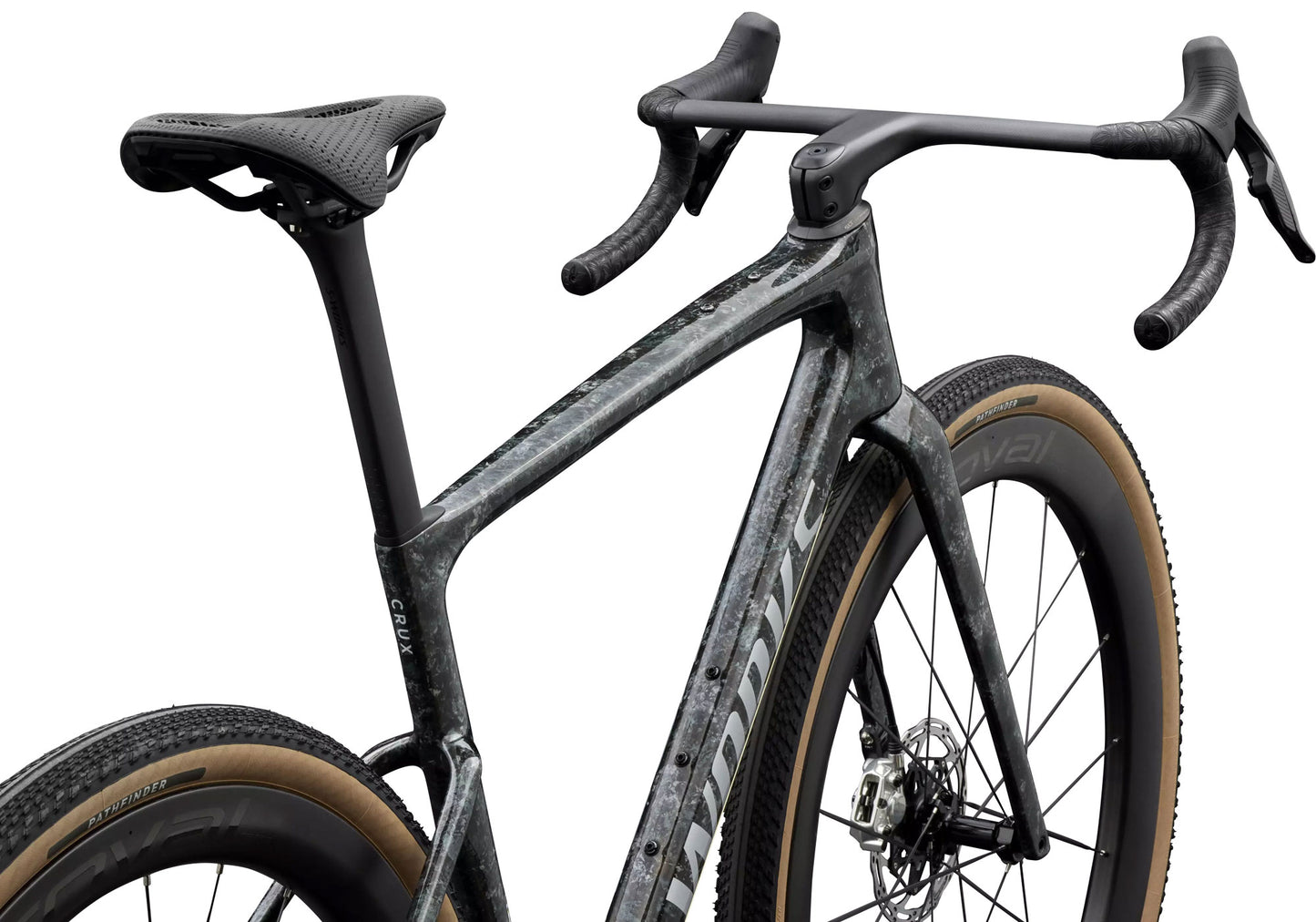 2027 Specialized S-Works Crux 5 Unisex Gravel Bike SRAM Red XPLR, Fjord Silver image 6