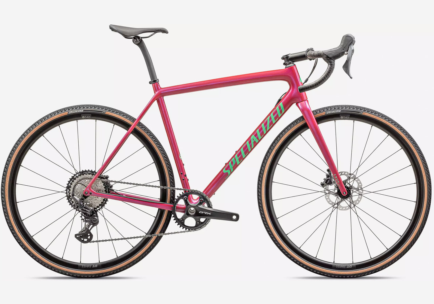 2024 Specialized Crux Comp, Gloss Vivid Pink/Electric Green