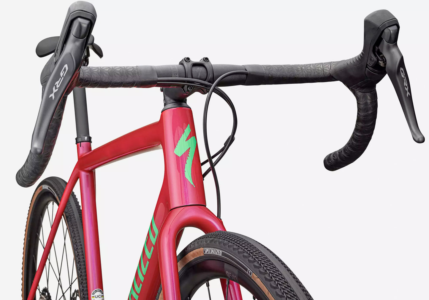 2024 Specialized Crux Comp, Gloss Vivid Pink/Electric Green