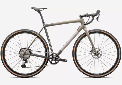 2024 Specialized Crux Comp, Satin Taupe/Smoke/Midnight Shadow