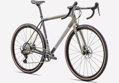 2024 Specialized Crux Comp, Satin Taupe/Smoke/Midnight Shadow