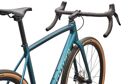 2026 Specialized Crux DSW Comp Unisex Gravel/Adventure Bike, Emerald Metallic/Fjord Metallic image 5