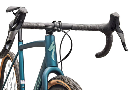 2026 Specialized Crux DSW Comp Unisex Gravel/Adventure Bike, Emerald Metallic/Fjord Metallic image 4