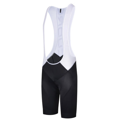 Cuore Men's Silver Bib Shorts Black / White image 1