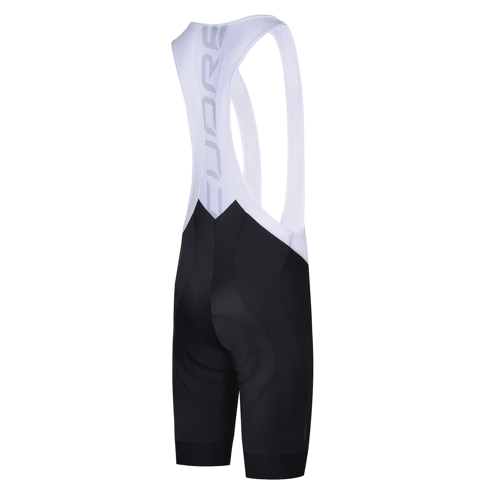 Cuore Men's Silver Bib Shorts Black / White image 2