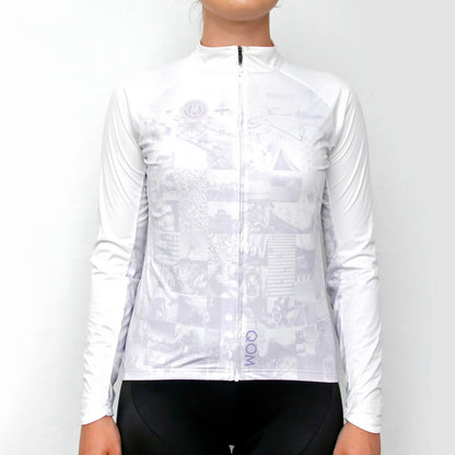 Cuore Women's QOM Light Weight Jacket - White Silhouette