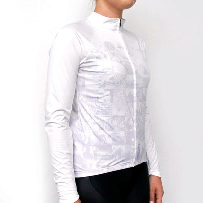 Cuore Women's QOM Light Weight Jacket - White Silhouette