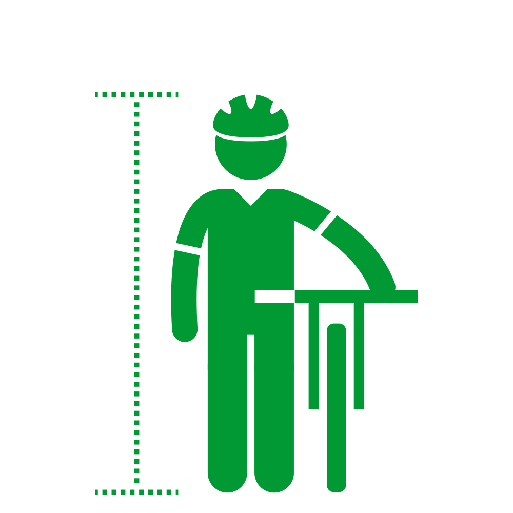 Bicycles for rider height 155 - 165cm