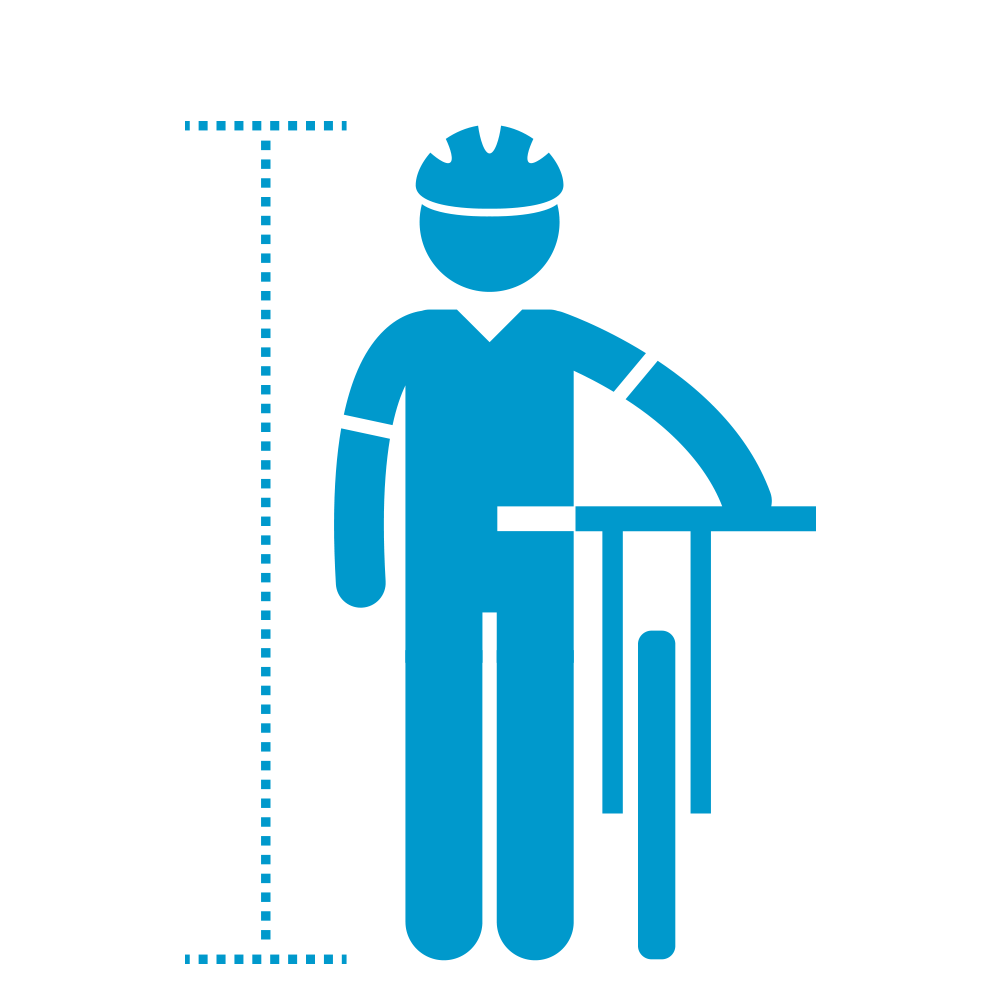 Bicycles for rider height 165 - 175cm