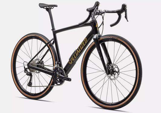 Specialized Diverge Comp Carbon, Gloss Obsidian/Harvest Gold Metallic - Size 56 only 95423-5356 image 1