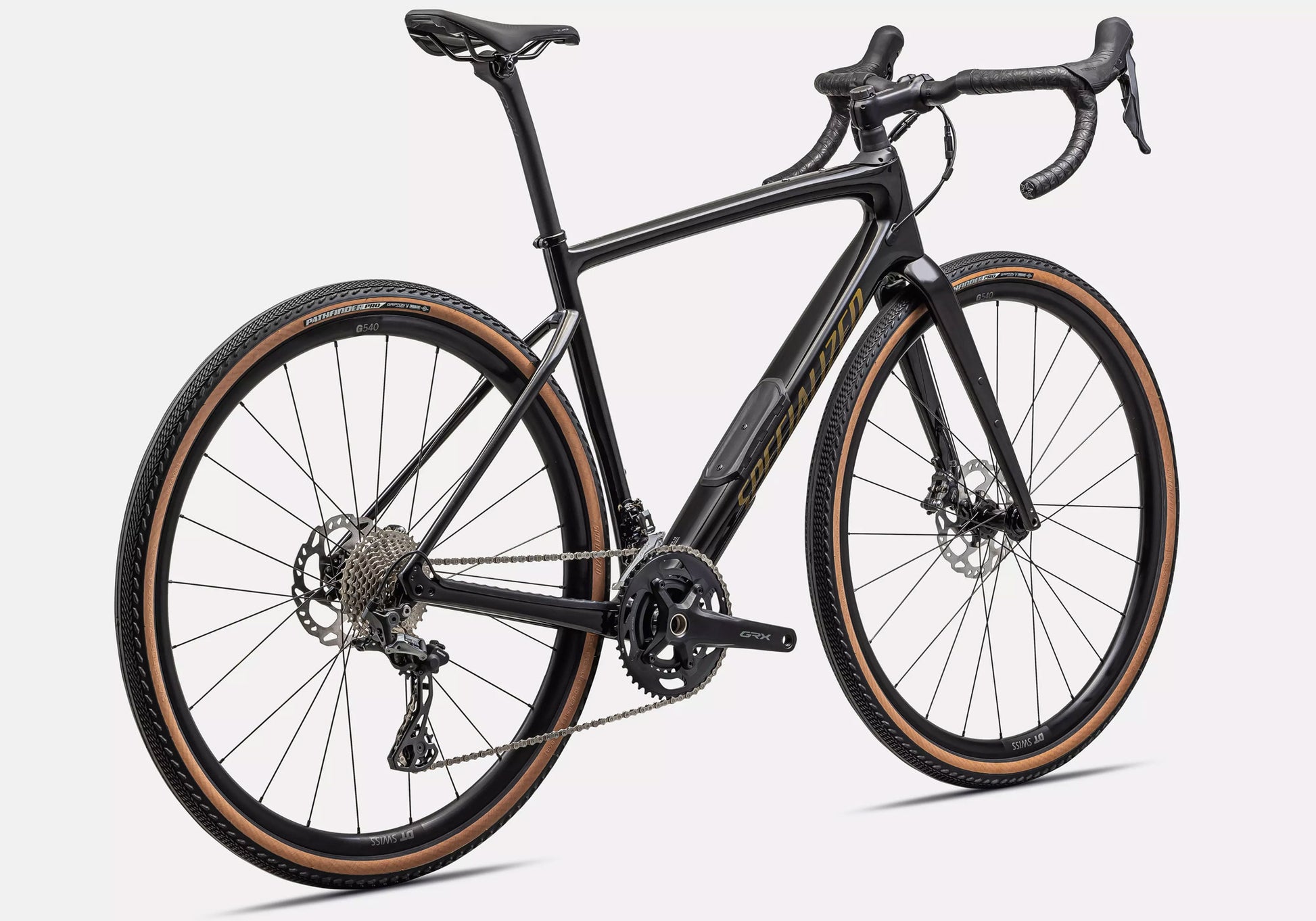 Specialized Diverge Comp Carbon, Gloss Obsidian/Harvest Gold Metallic - Size 56 only 95423-5356 image 2