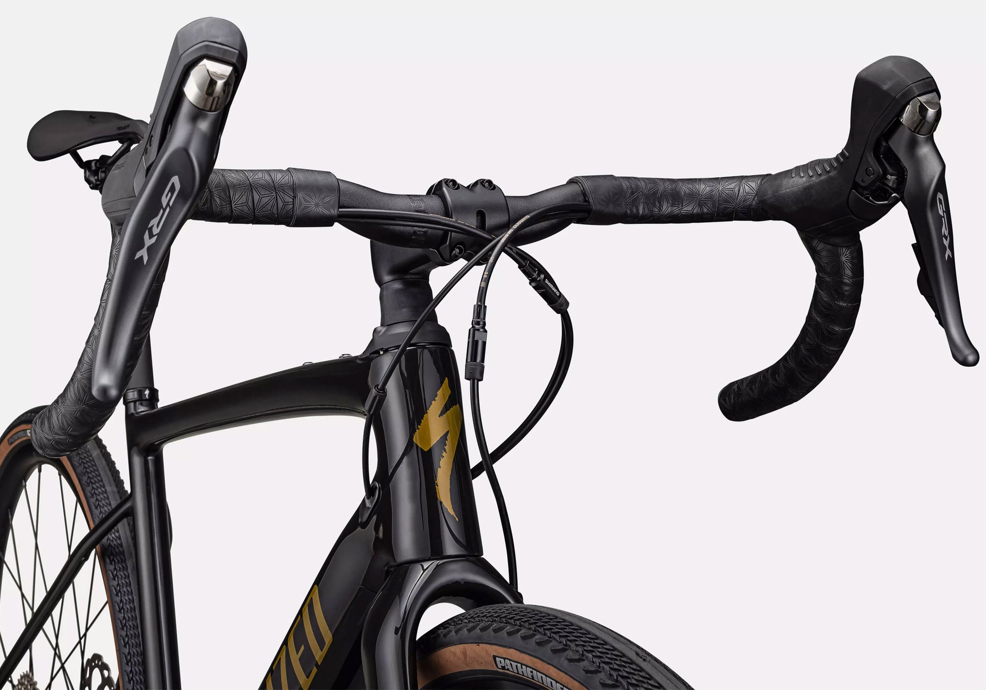 Specialized Diverge Comp Carbon, Gloss Obsidian/Harvest Gold Metallic - Size 56 only 95423-5356 image 4