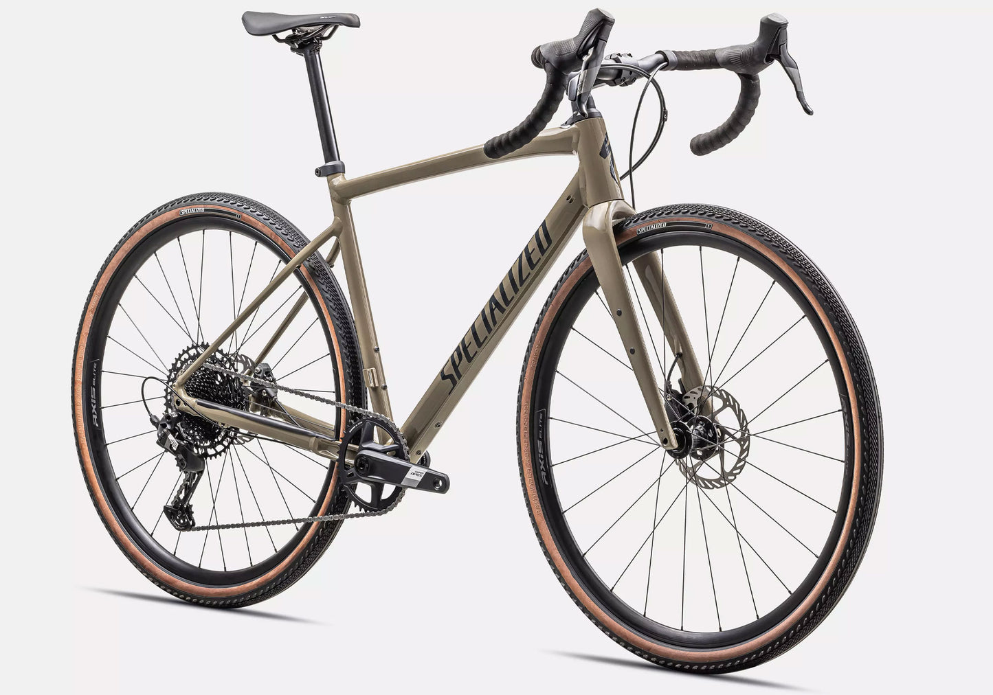 2025 Specialized Diverge Comp E5 Gloss Taupe/ Slate Front