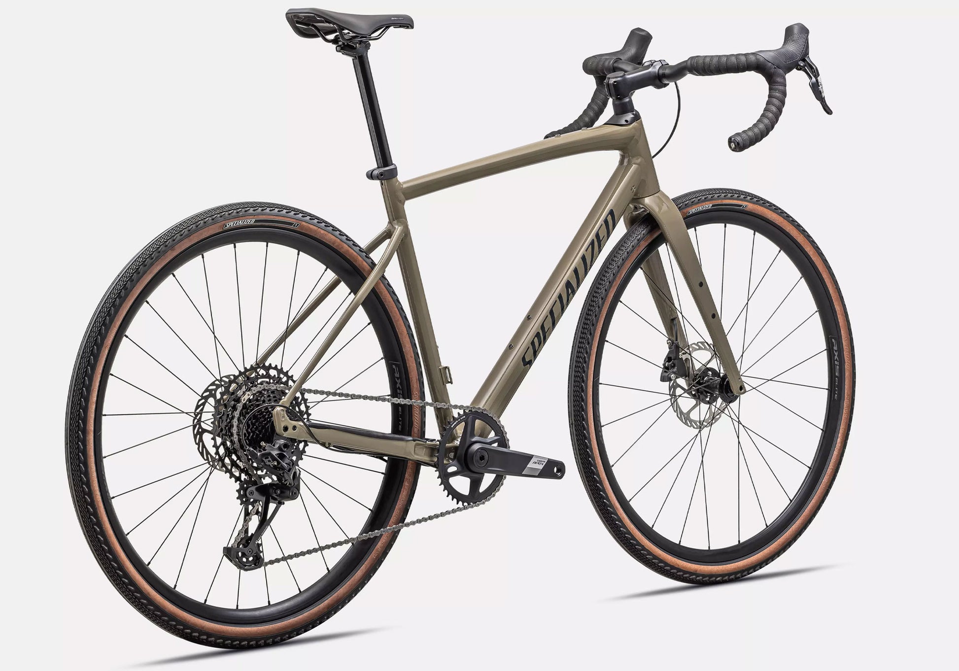 2025 Specialized Diverge Comp E5 Gloss Taupe/ Slate Rear