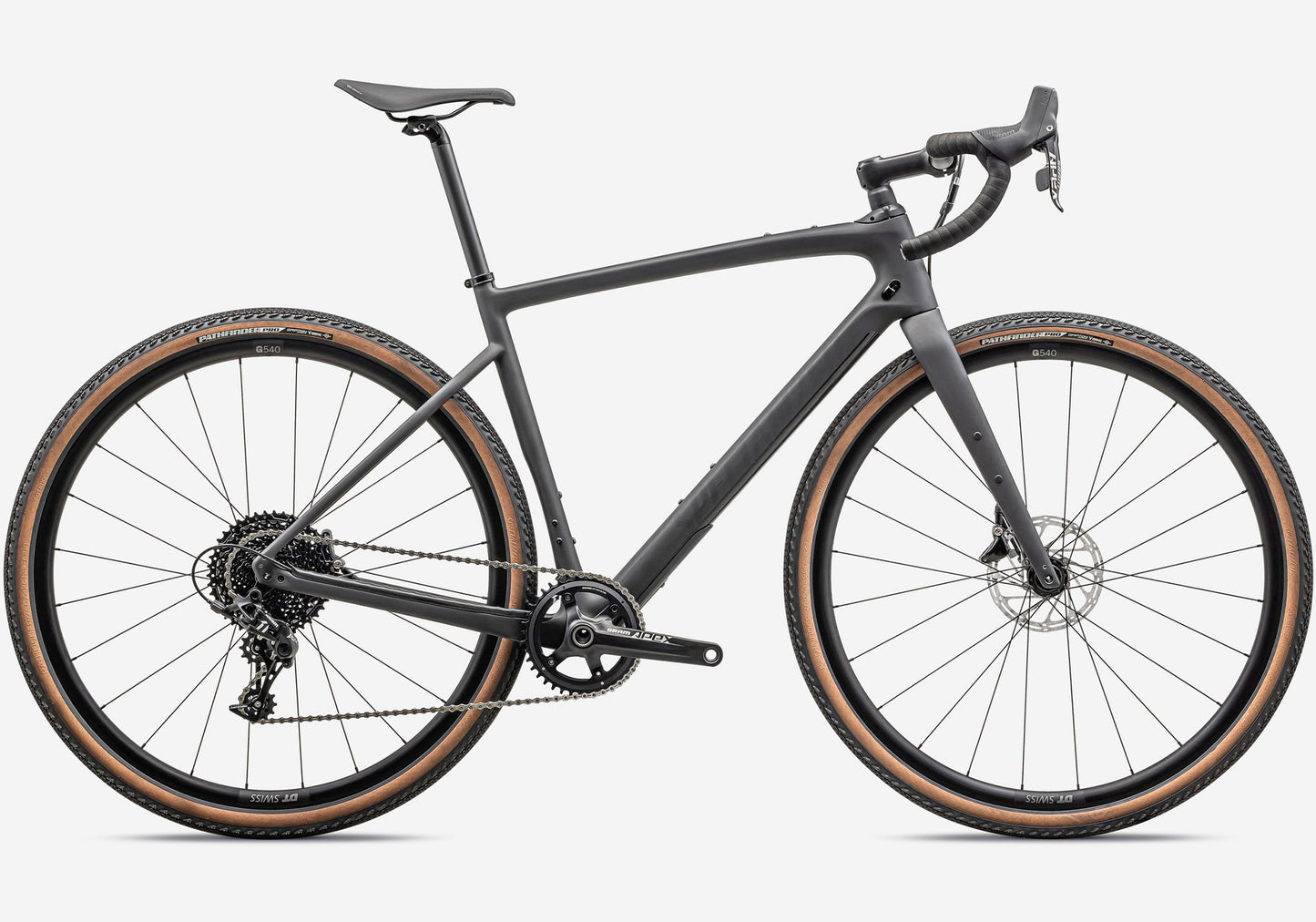 2023 Specialized Diverge Sport Carbon, Unisex Adventure Bike, Satin Carbon/Black