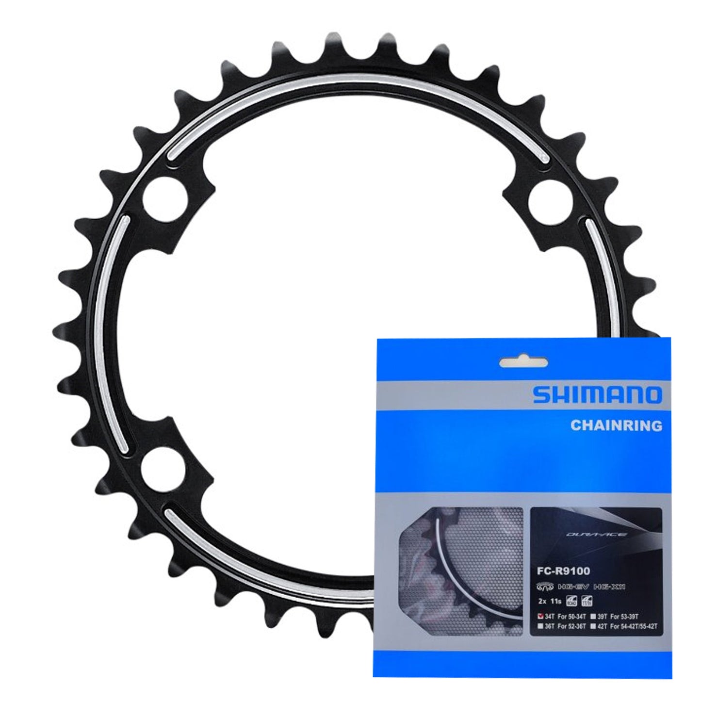 Shimano Dura-Ace FC-R9100 11 Speed Chainring 34T Y1VP34000