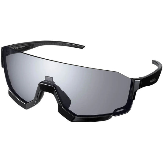 Shimano Aerolite 2 Cycling Sunglasses, Black with Photochromic Grey Lens image 1