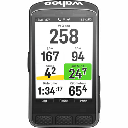 Wahoo Elemnt Ace Bicycle Computer Bundle with FREE Trackr Radar Rear Light worth $349.95