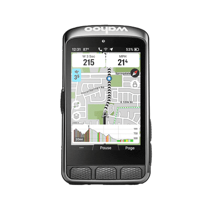 Wahoo Elemnt Ace Bicycle Computer Bundle with FREE Trackr Radar Rear Light worth $349.95