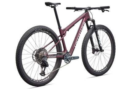 2026 Specialized Epic World Cup Expert Unisex Mountain Bike, Gloss Bordeaux Metallic/White image 2