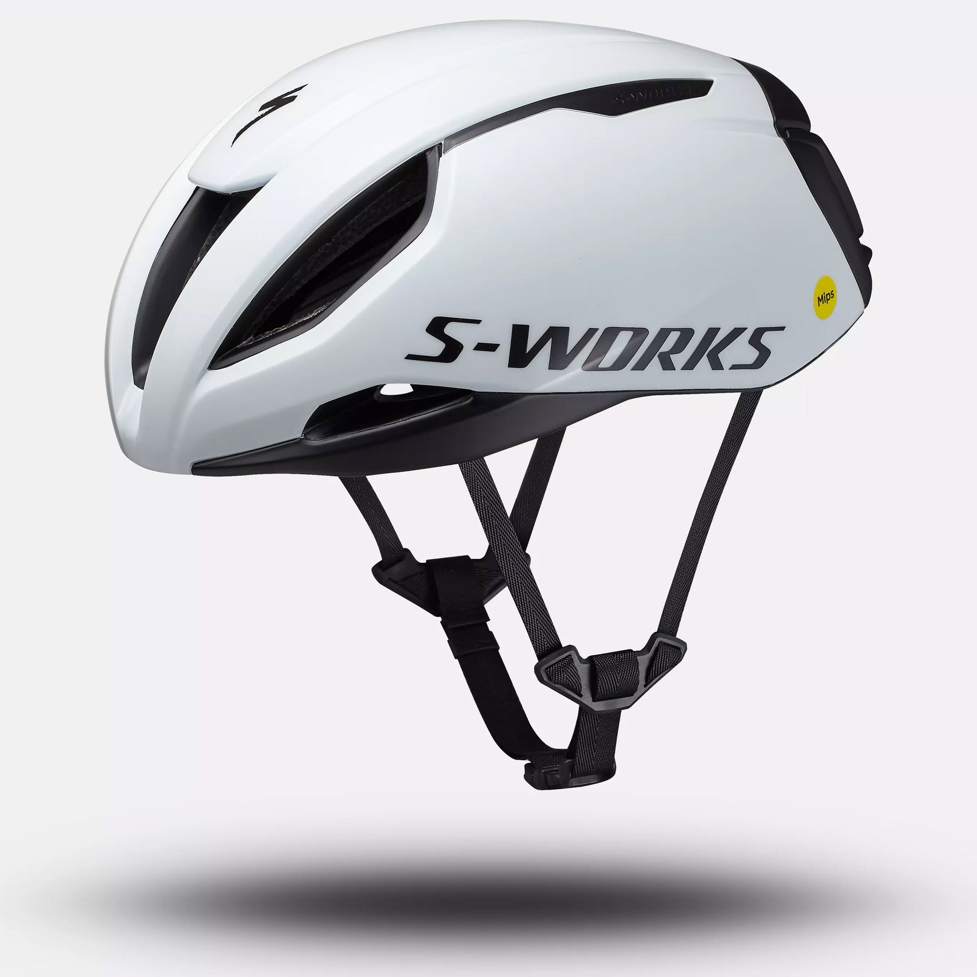 Specialized S-Works Evade 3 Road Helmet, White/Black image 1