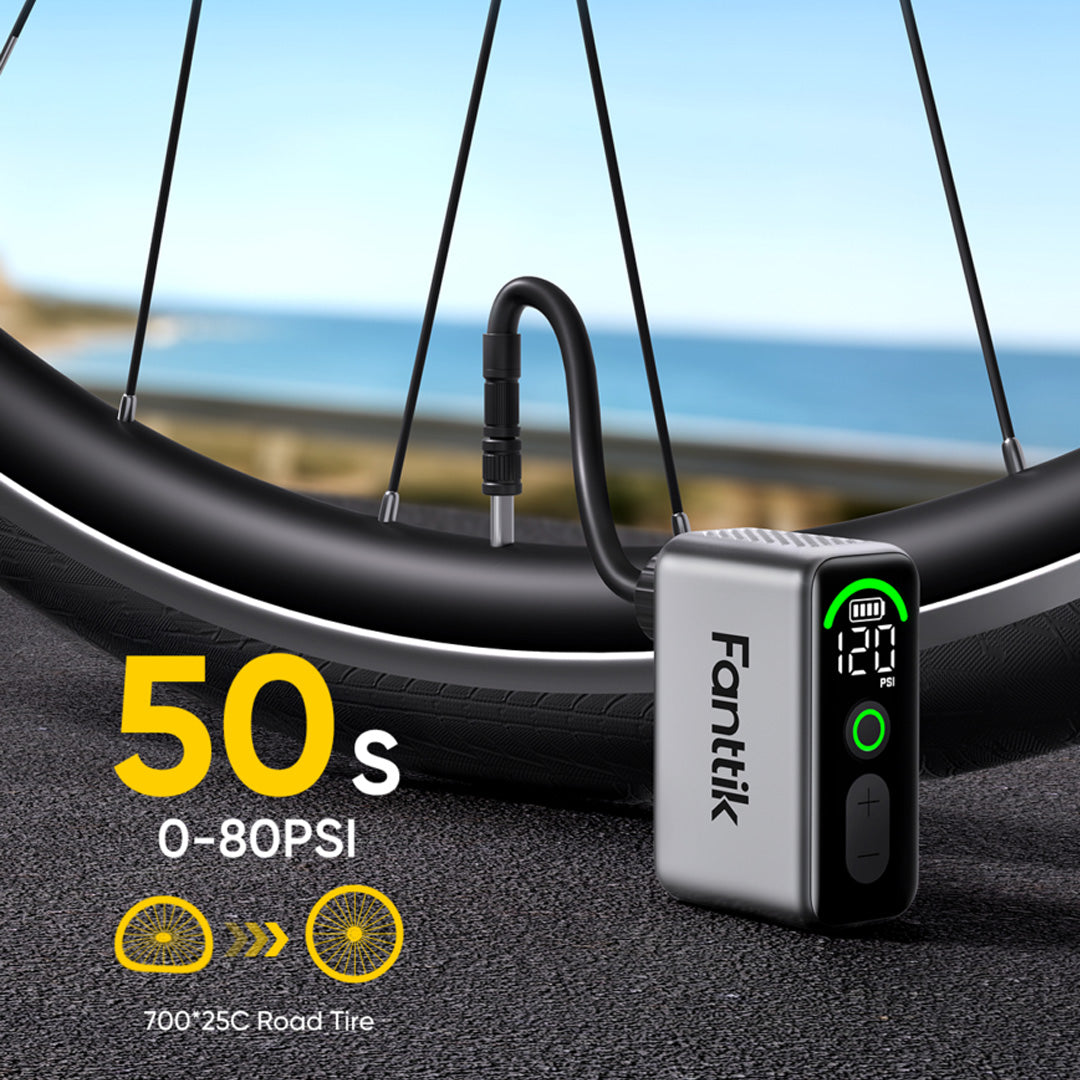 Fanttik X10 Ace Tiny Mini Electric Bike Pump image 4