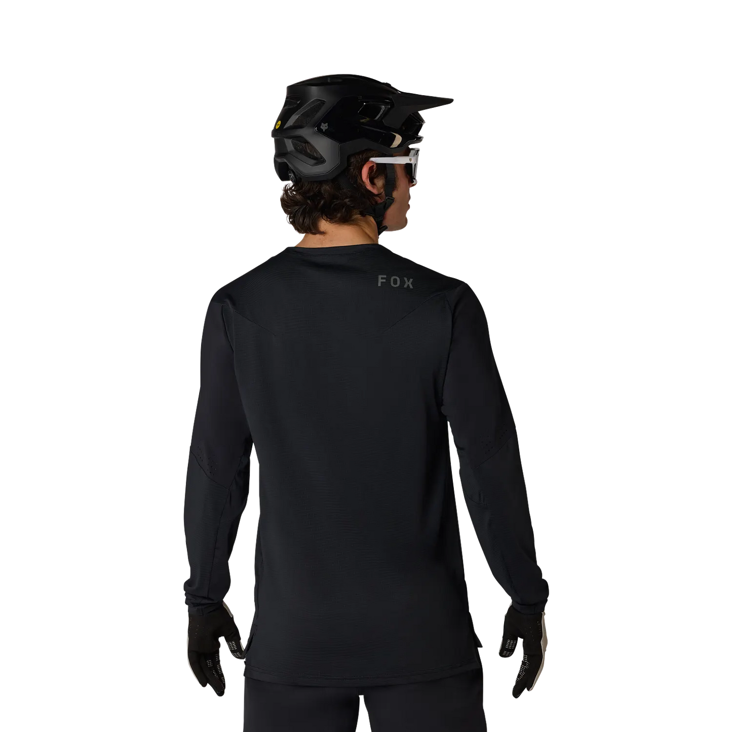2027 Fox Flexair Men's Long Sleeve Men's Mountain Bike Jersey - Black image 4