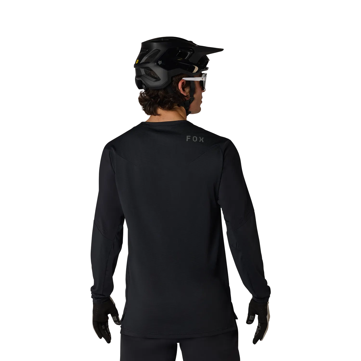 2027 Fox Flexair Men's Long Sleeve Men's Mountain Bike Jersey - Black image 4