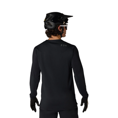 2027 Fox Flexair Men's Long Sleeve Men's Mountain Bike Jersey - Black image 4