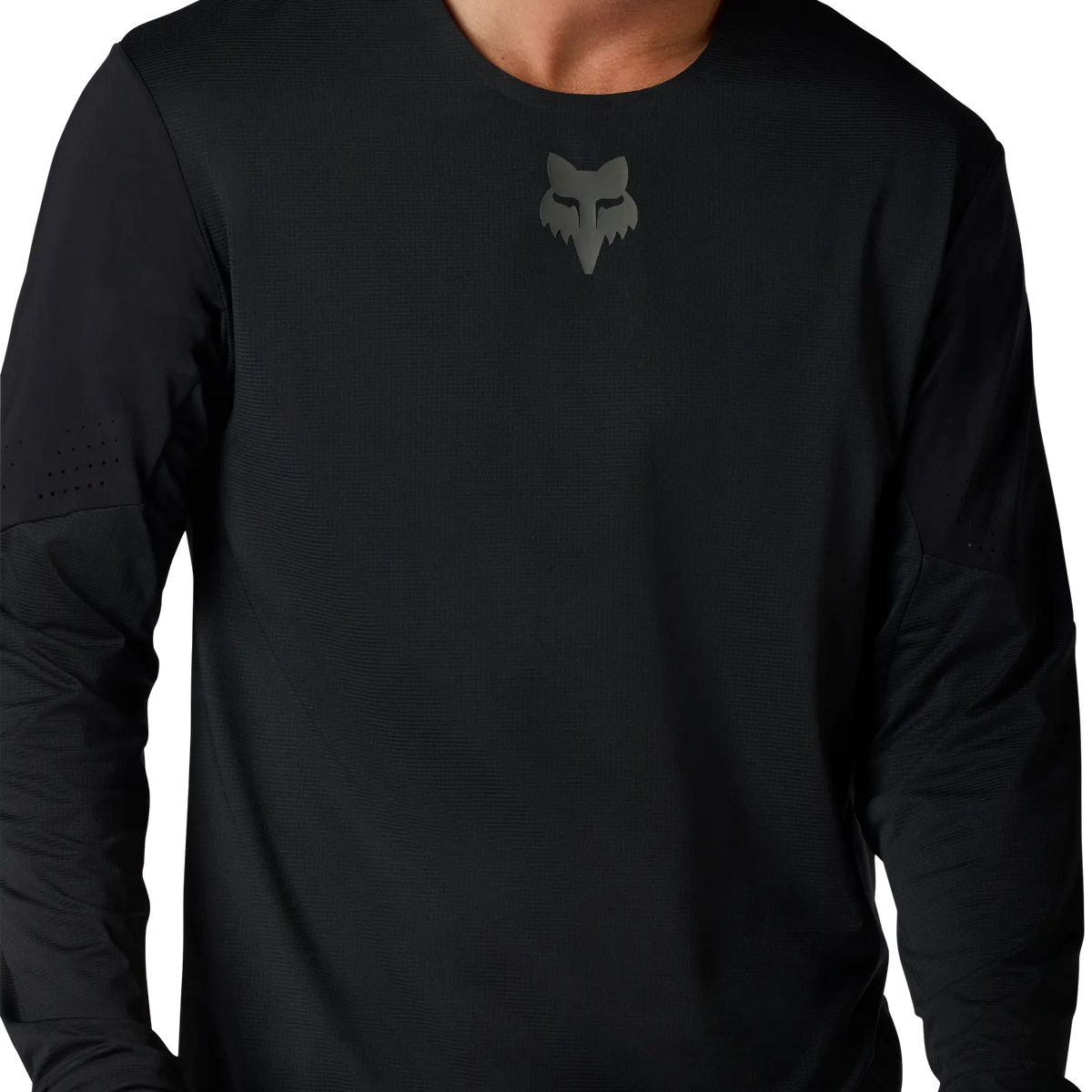 2027 Fox Flexair Men's Long Sleeve Men's Mountain Bike Jersey - Black image 6