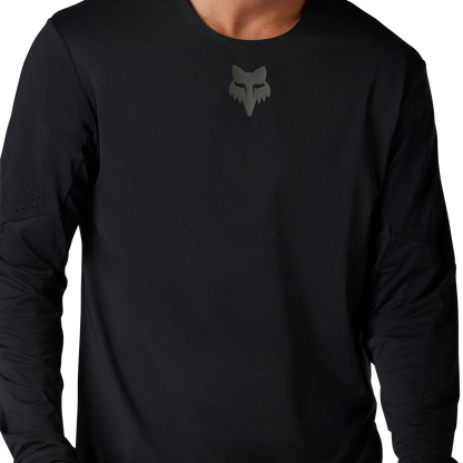 2027 Fox Flexair Men's Long Sleeve Men's Mountain Bike Jersey - Black image 6