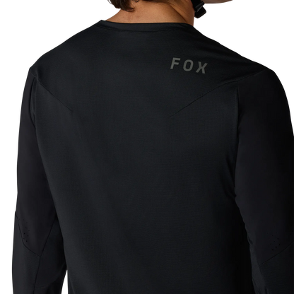 2027 Fox Flexair Men's Long Sleeve Men's Mountain Bike Jersey - Black image 5