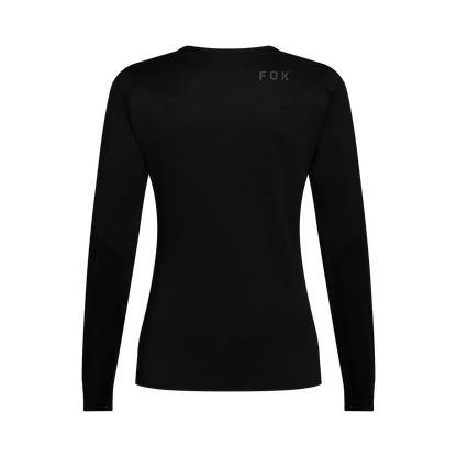 2027 Fox Flexair Women's Long Sleeve Mountain Bike Jersey - Black image 2