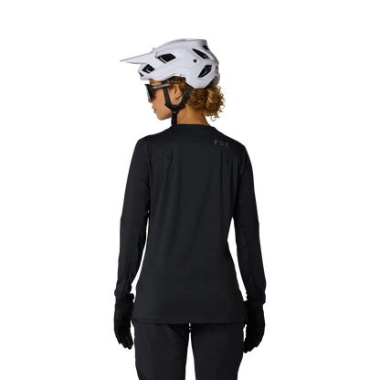 2027 Fox Flexair Women's Long Sleeve Mountain Bike Jersey - Black image 3
