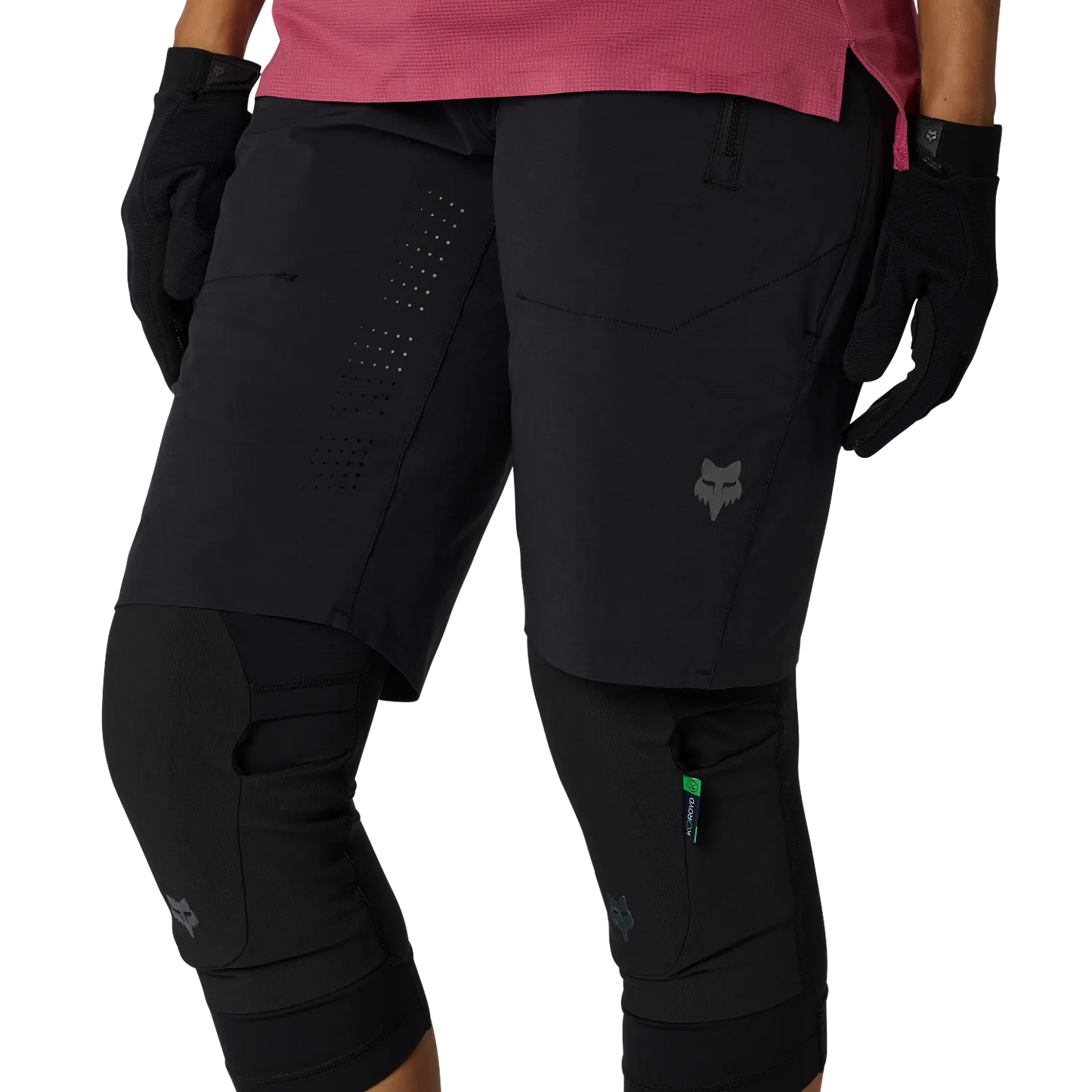 2027 Fox Flexair Women's Mountain Bike Shorts - Black image 3
