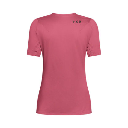 Fox Flexair Women's Short Sleeve Mountain Bike Jersey - Berry image 2