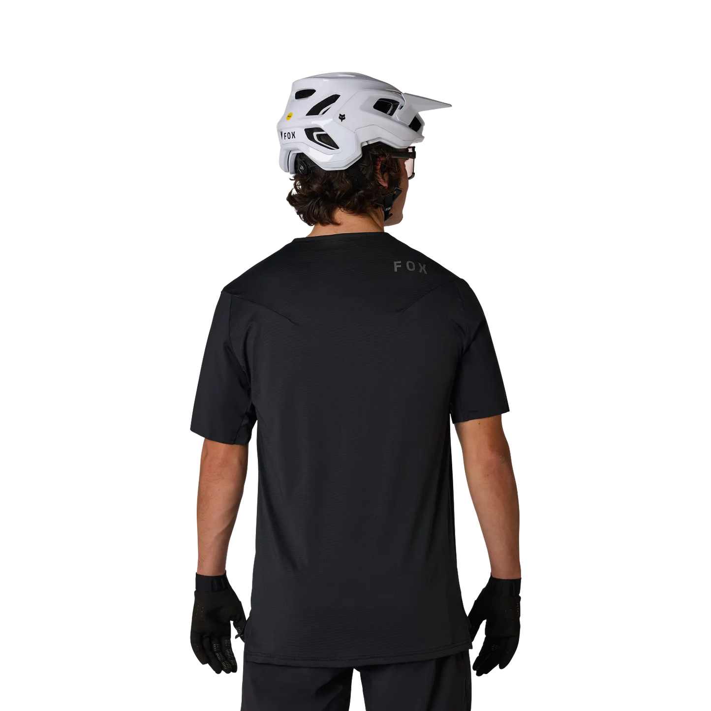 2027 Fox Flexair Men's Short Sleeve Men's Mountain Bike Jersey - Black image 4