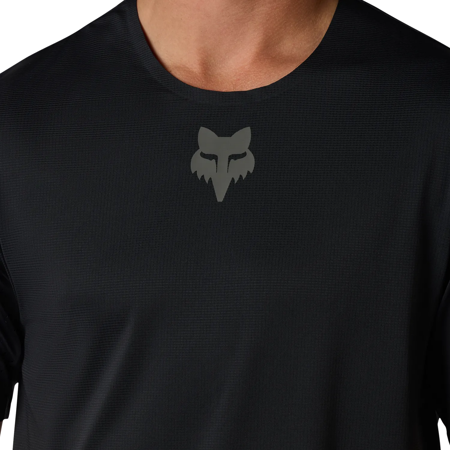 2027 Fox Flexair Men's Short Sleeve Men's Mountain Bike Jersey - Black image 6