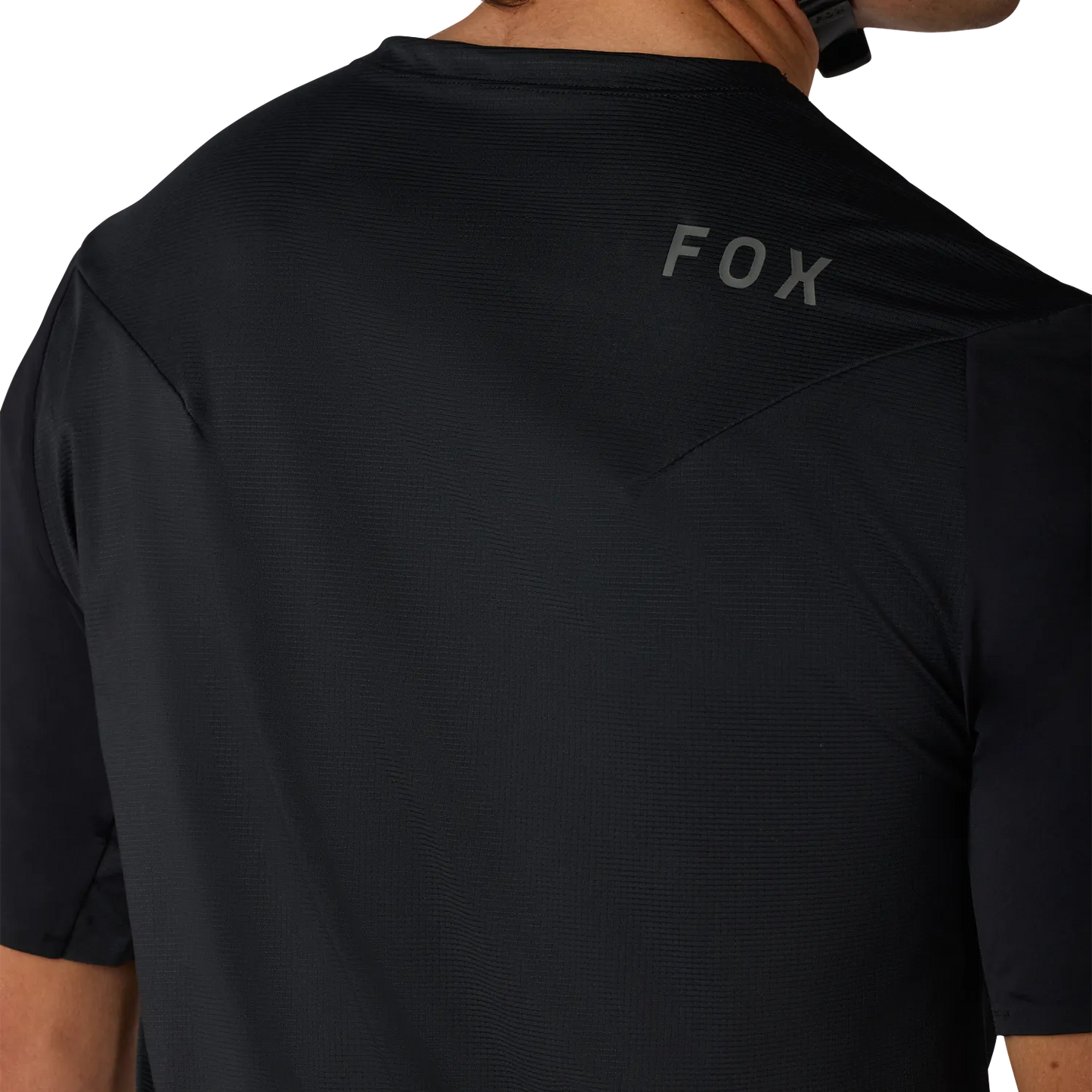 2027 Fox Flexair Men's Short Sleeve Men's Mountain Bike Jersey - Black image 5
