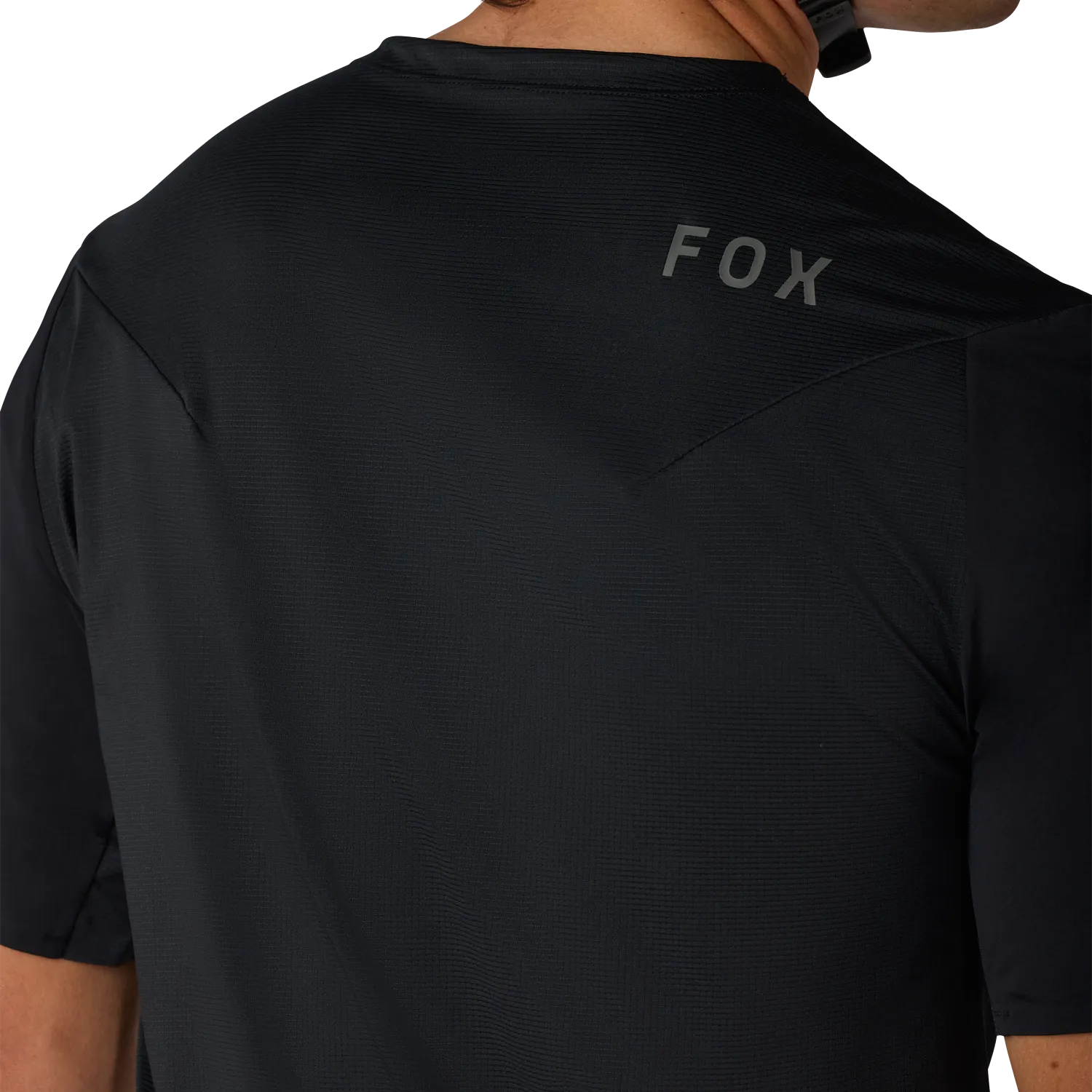 2027 Fox Flexair Men's Short Sleeve Men's Mountain Bike Jersey - Black image 5