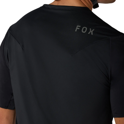 2027 Fox Flexair Men's Short Sleeve Men's Mountain Bike Jersey - Black image 5