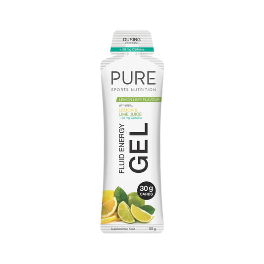 Pure Fluid Energy Gel Lemon Lime Caffeine - 58g image 1