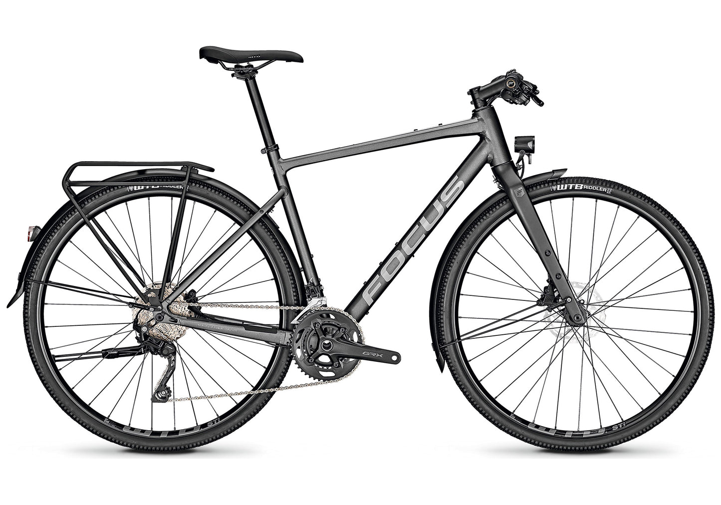 2023 Focus Atlas 6.6 Equipped, Unisex Adventure/Urban Bicycle, Slate Grey