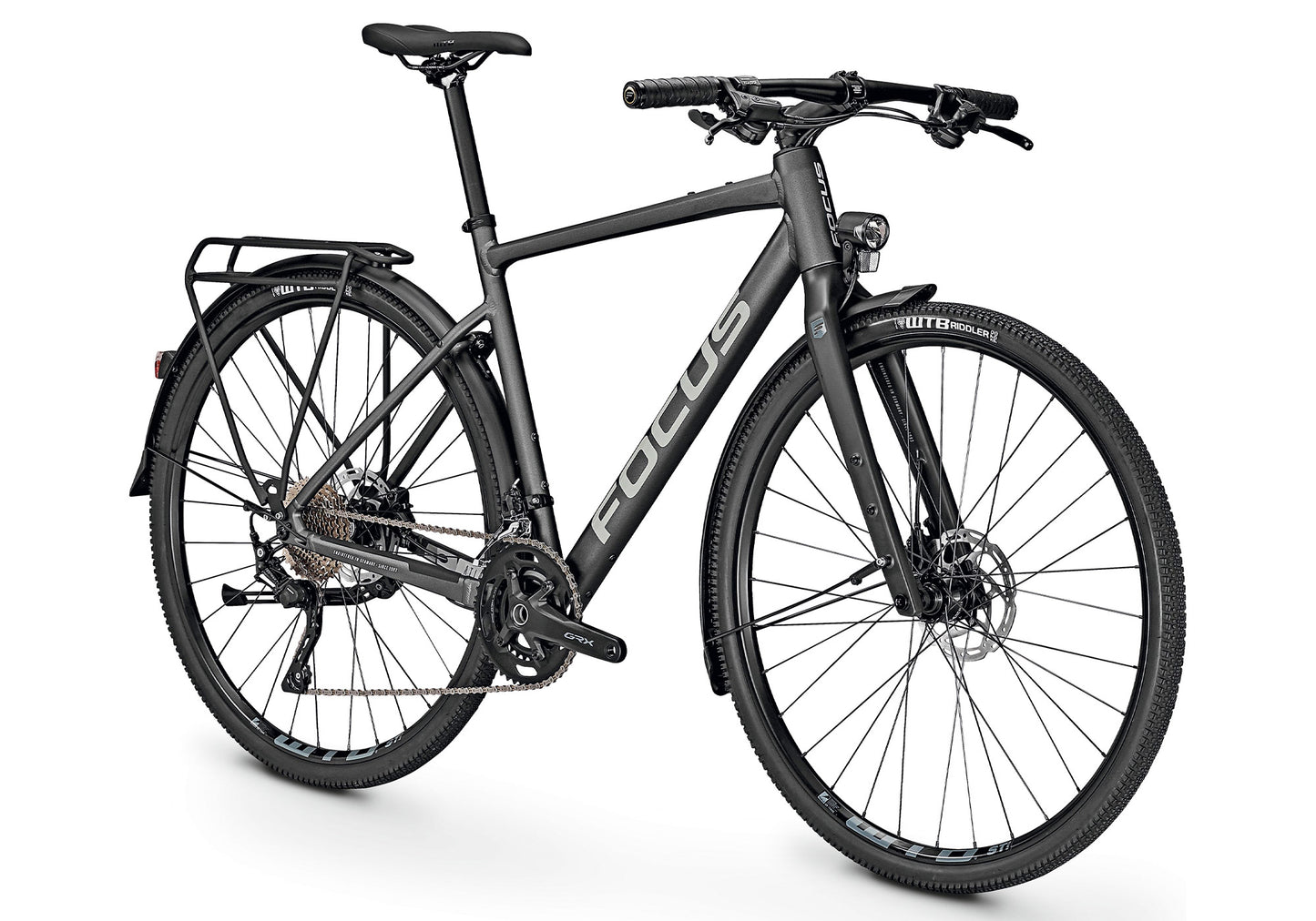 2023 Focus Atlas 6.6 Equipped, Unisex Urban Commuting Bicycle, Slate Grey
