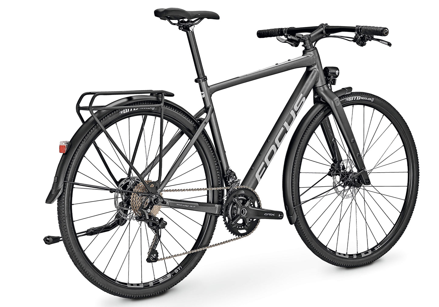 2023 Focus Atlas 6.6 Equipped, Unisex Adventure/Urban Bicycle, Slate Grey