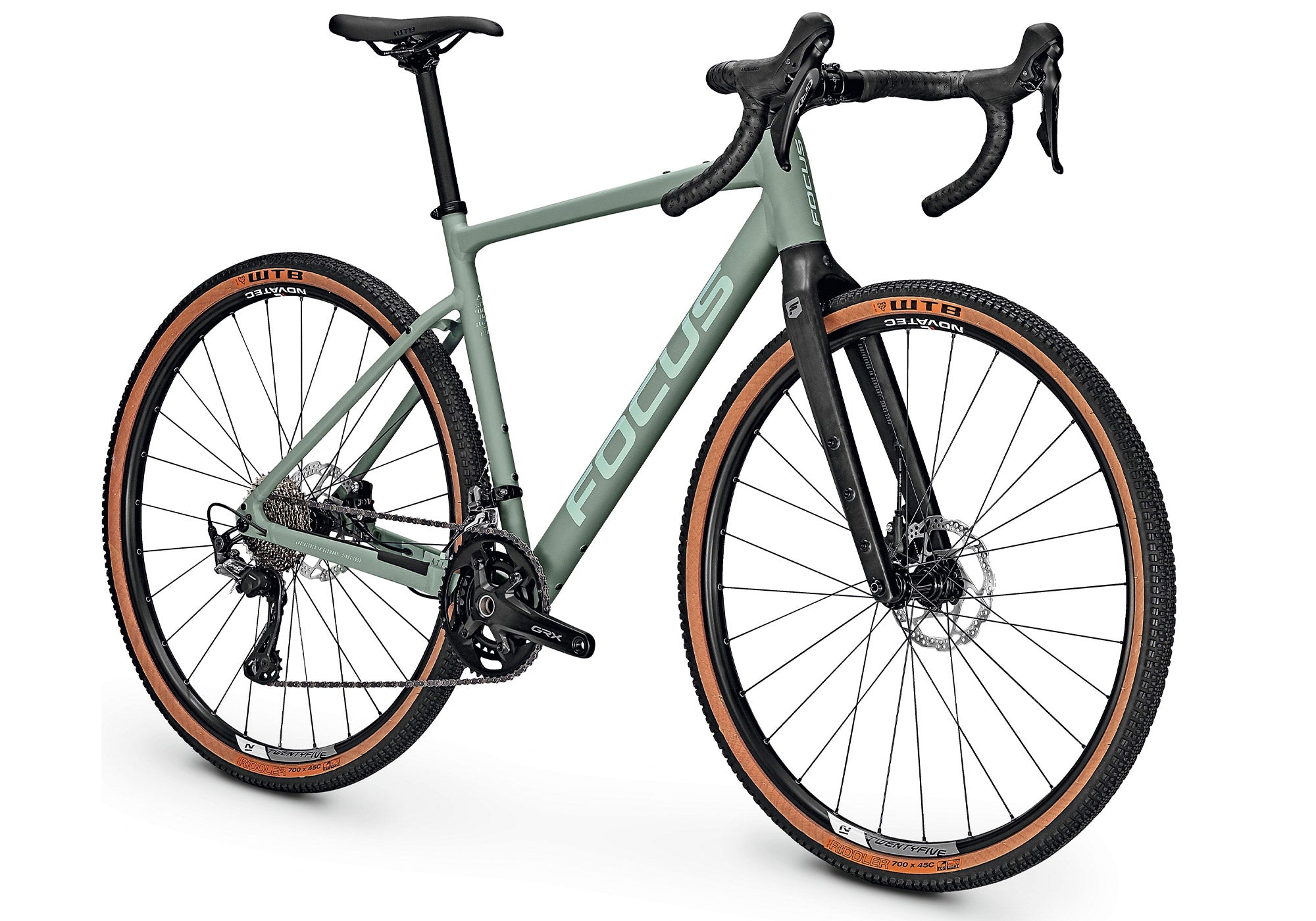 Focus Atlas 6.8 Unisex Adventure Gravel Bicycle Mineral Green woolyswheels