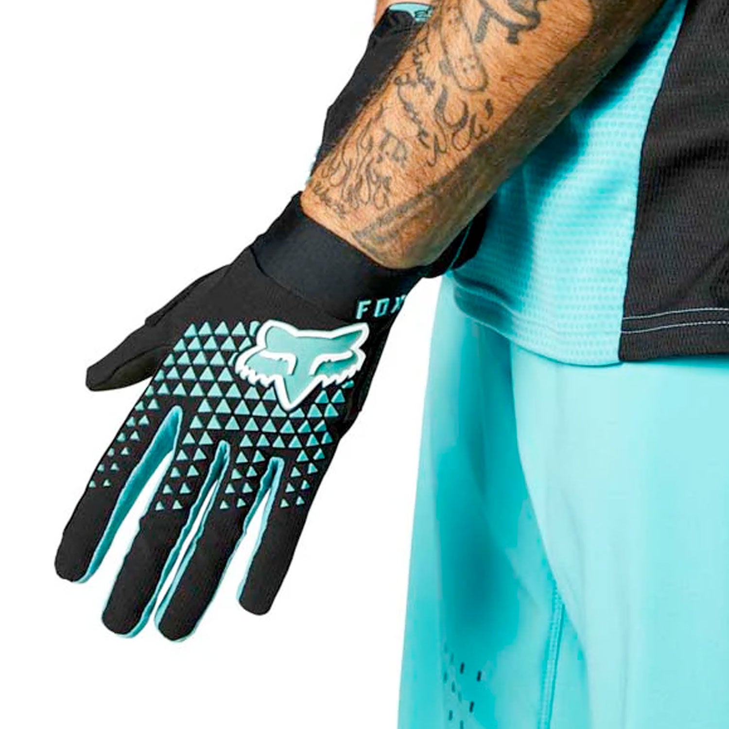 Fox Defend MTB Gloves, Teal