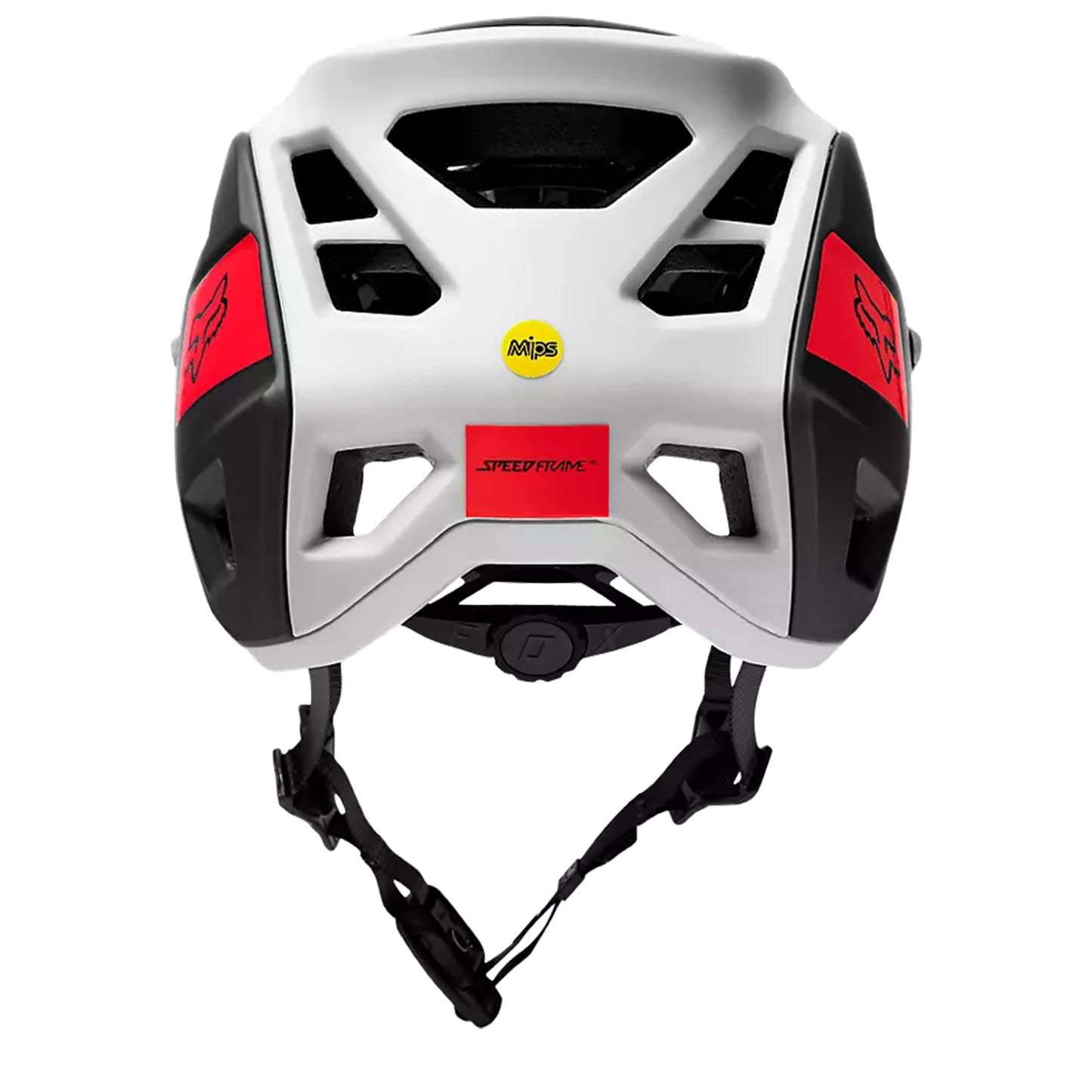 Fox Speedframe Pro Blocked Unisex Mountain Bike Helmet, White/Black