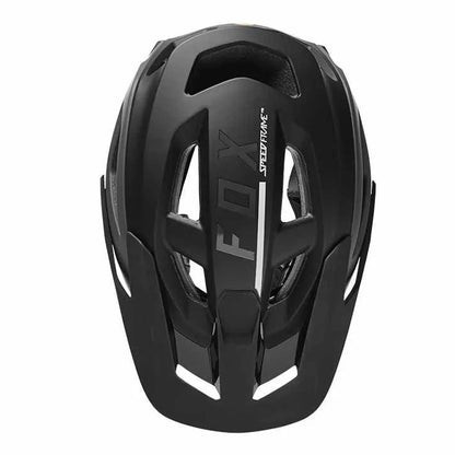 Fox Speedframe Pro MTB Helmet Matte Black top view